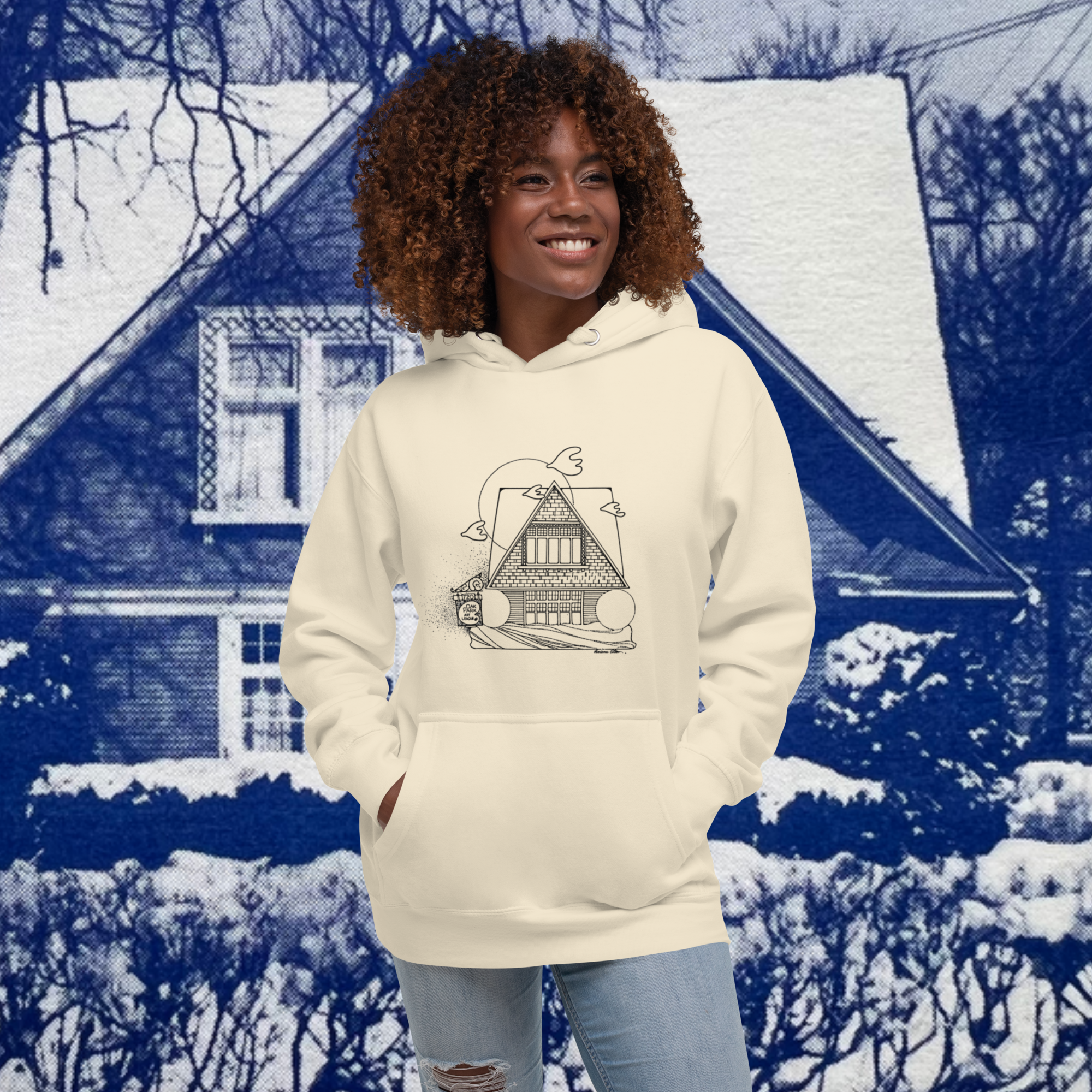 Oak Park Art League WinterUnisex Hoodie