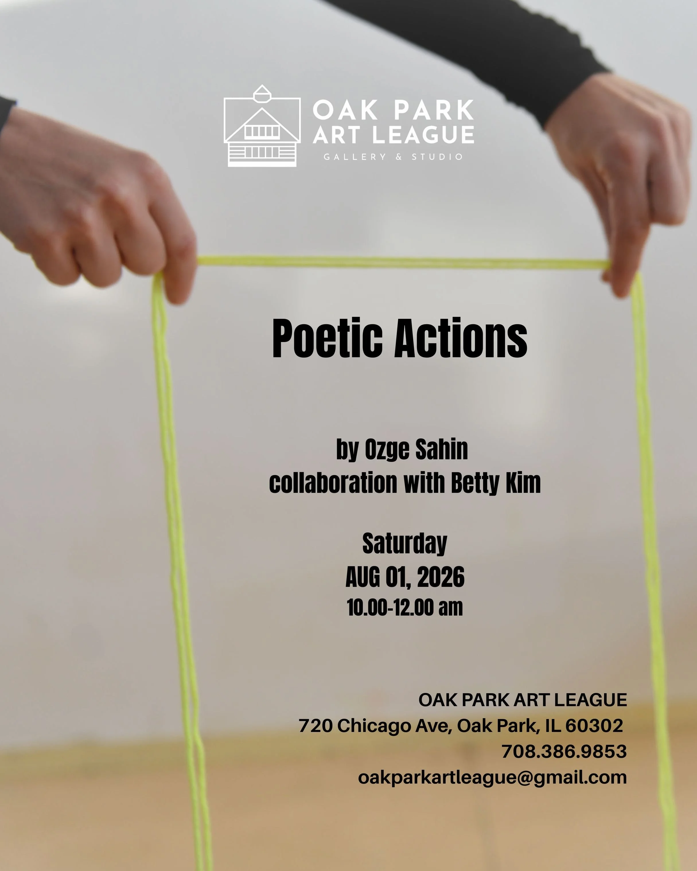 Poetic Actions Workshop