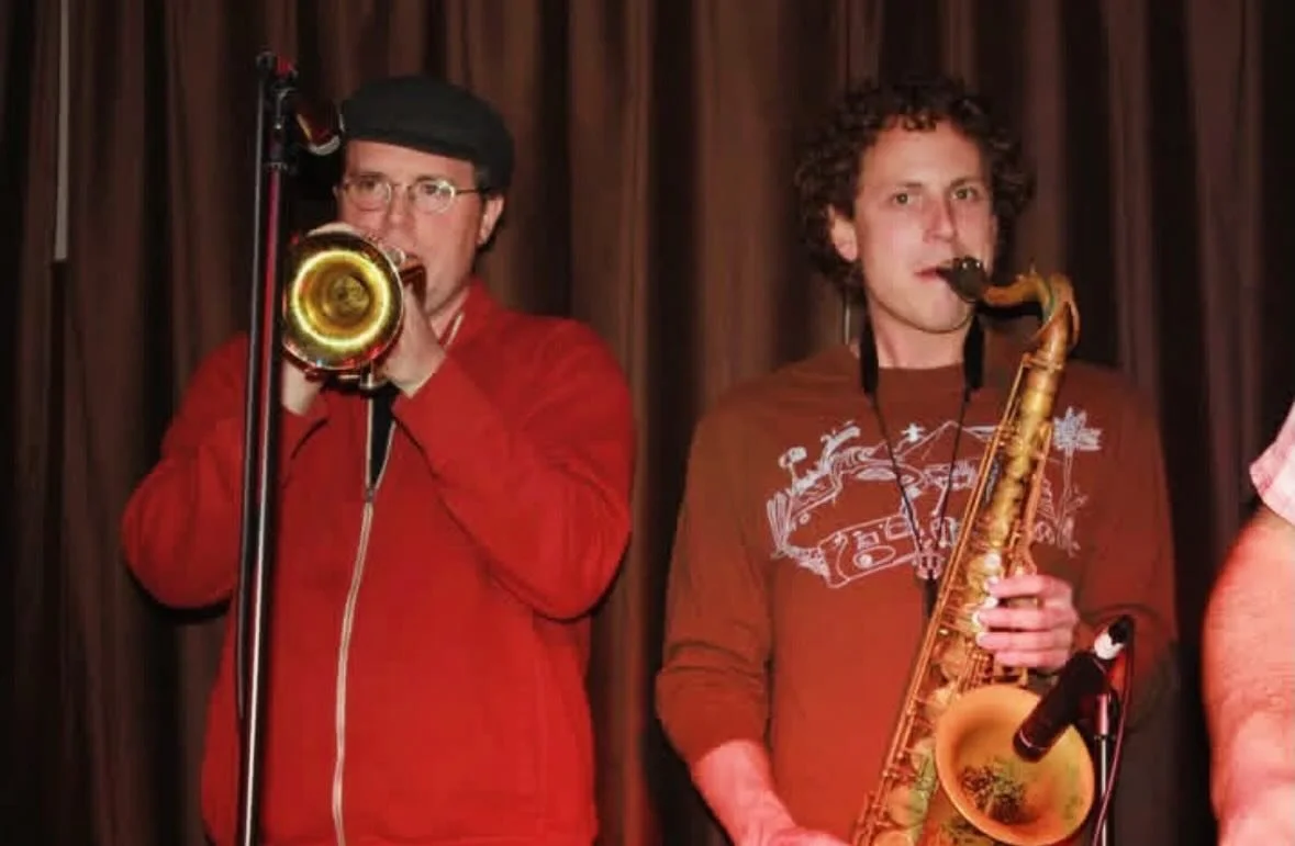 15 years ago, somewhere in NYC with Oud blues.  Miss you Pat 💜