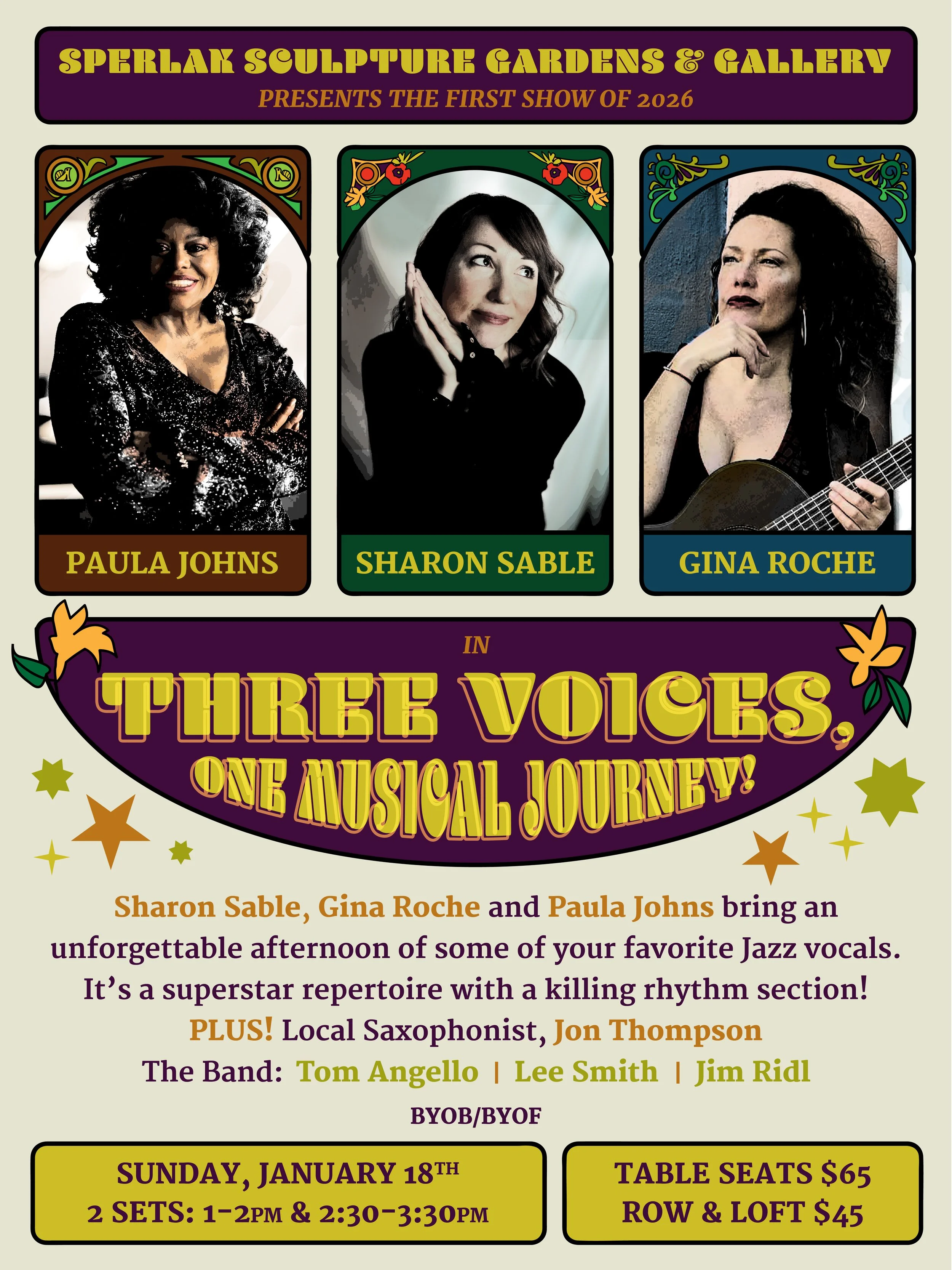 3 Voices, One Musical Journey !