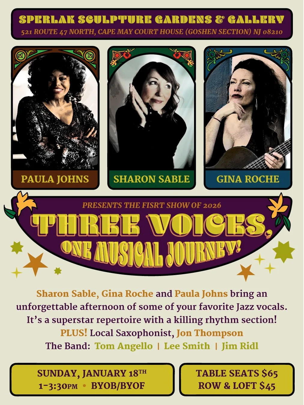 3 Voices, One Musical Journey !