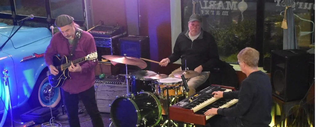 With the James Popik organ trio 