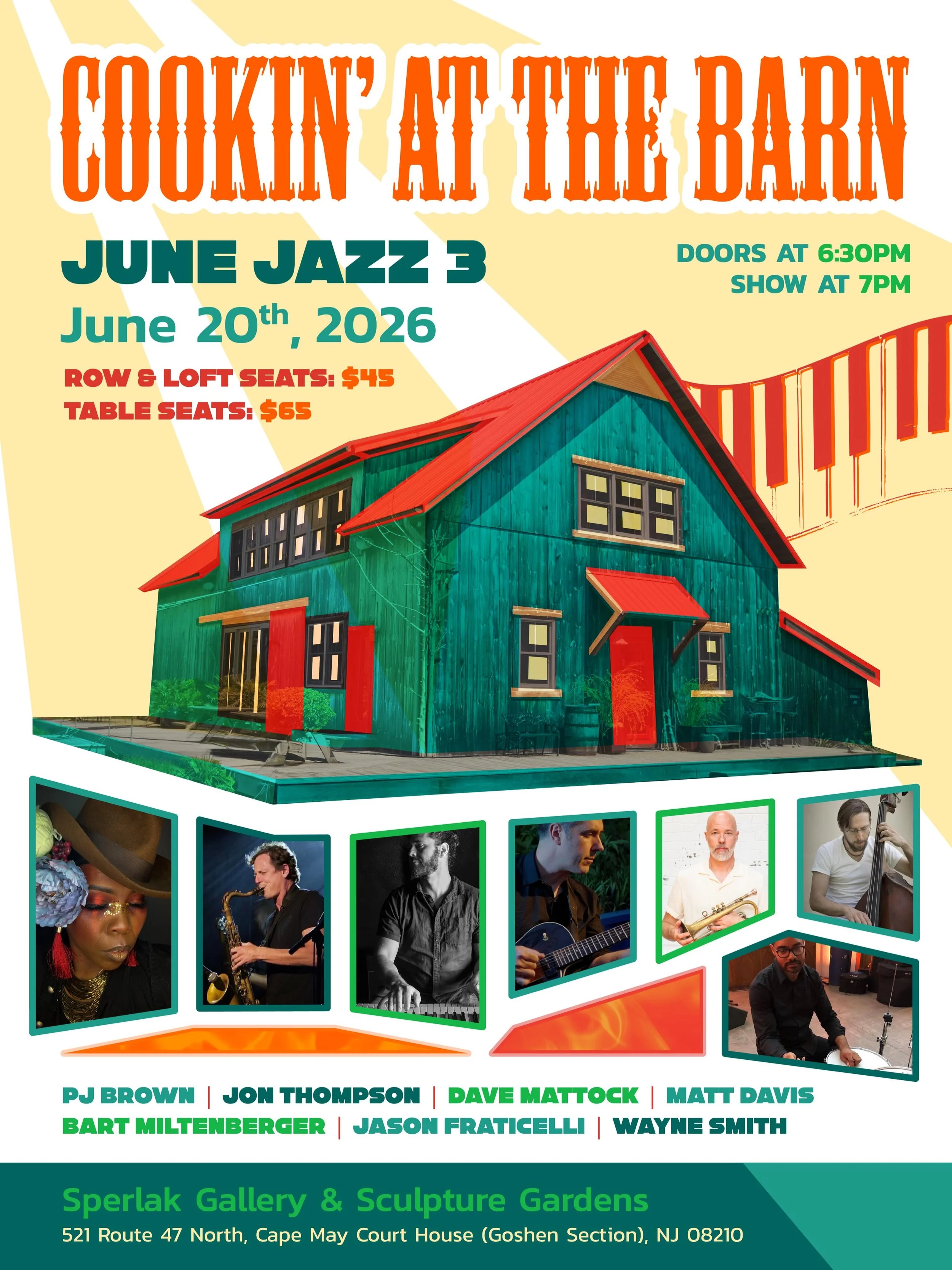 Jon Thompson returns to Sperlak Gallery &amp; Sculpture Gardens for June Jazz 3: Cookin&rsquo; at the Barn! This year, the event will feature an evening of soul-inspired Boogaloo Groove Jazz, also known as &ldquo;Acid Jazz,&rdquo; which gained popula