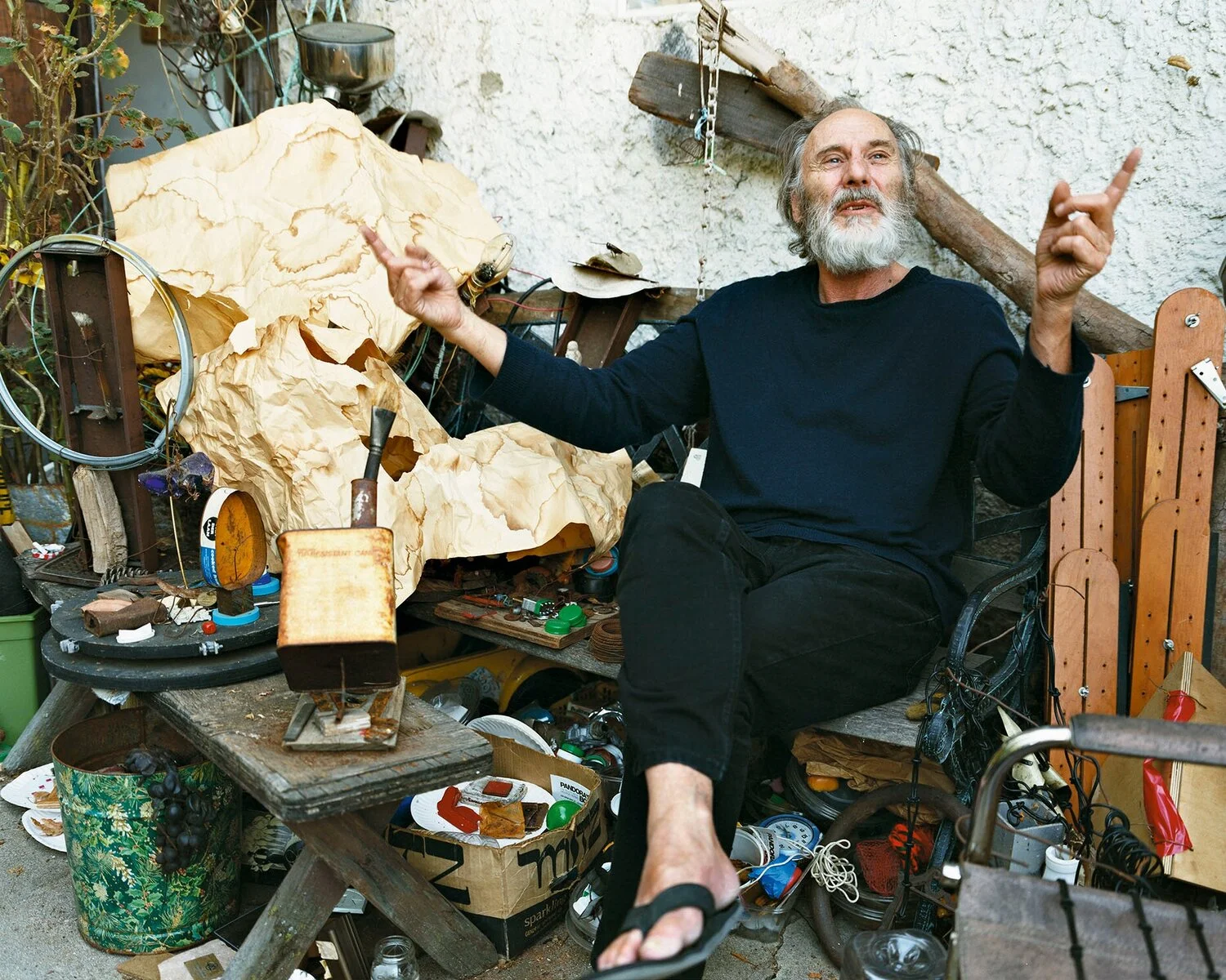 George Herms, 2008 Topanga Canyon, California