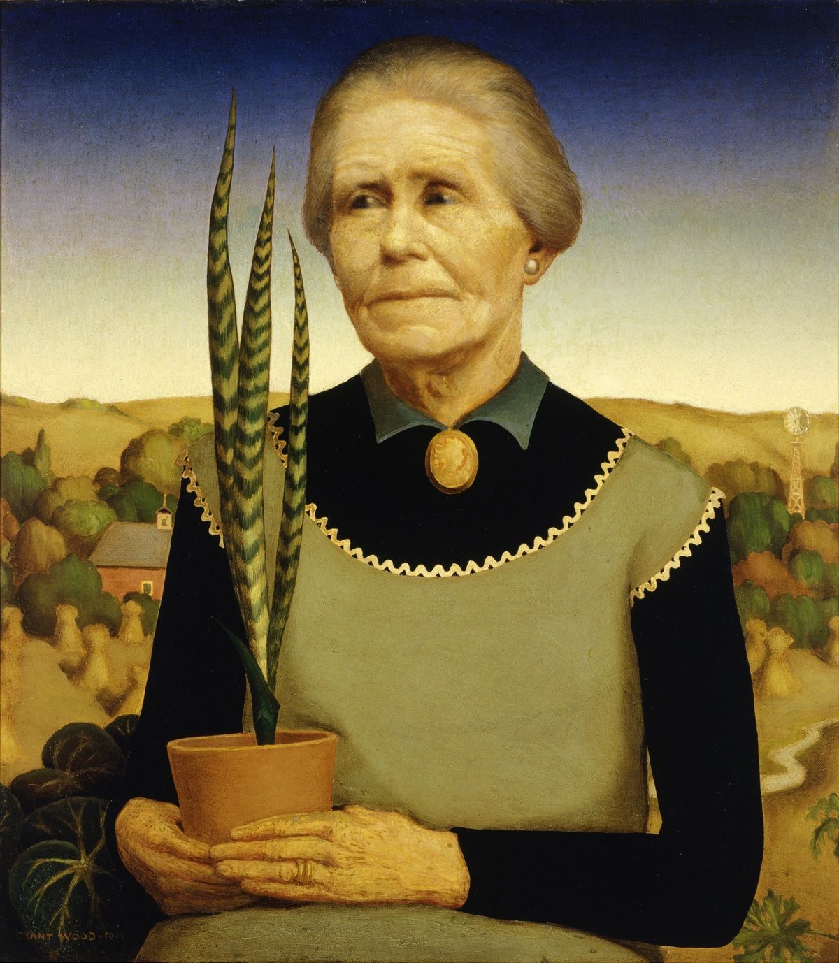 American Gothic Meaning Grant Wood Painting Interpretation