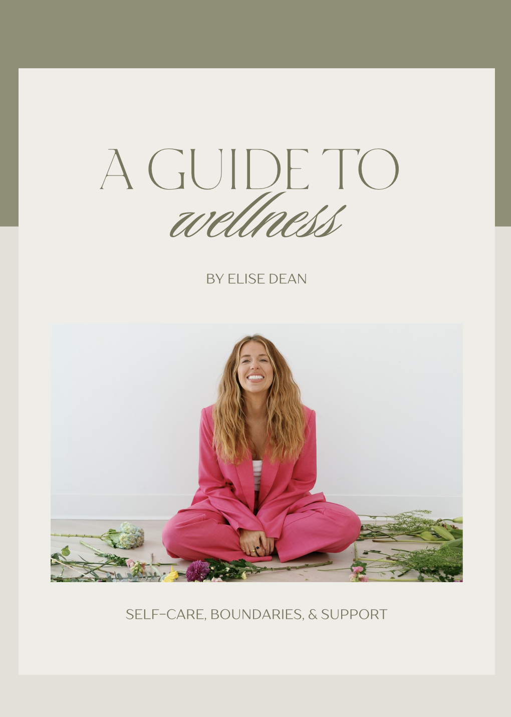 a guide to wellness: self-care, boundaries, and support workbook