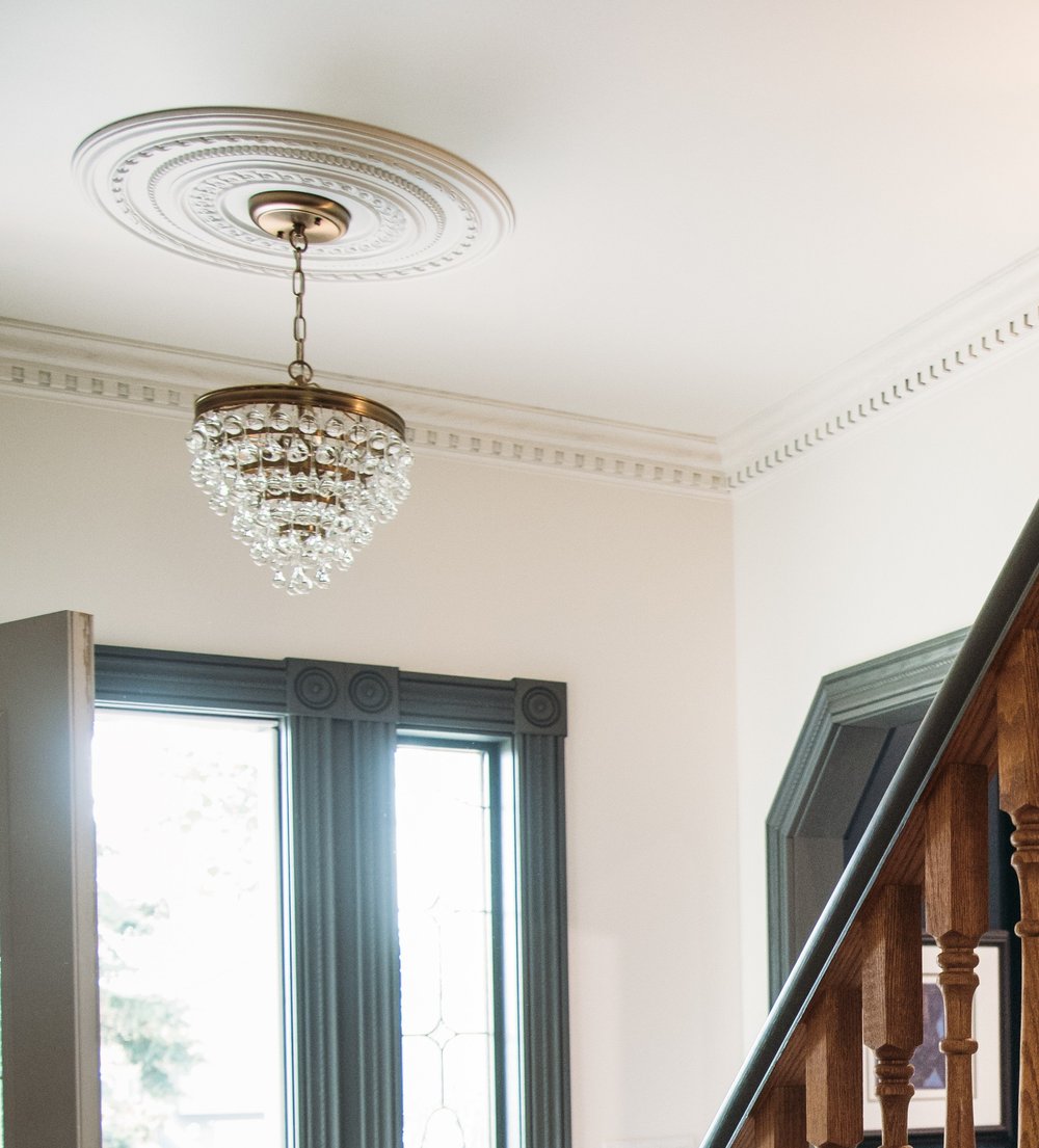 Teardrop Semi-Flush Chandelier