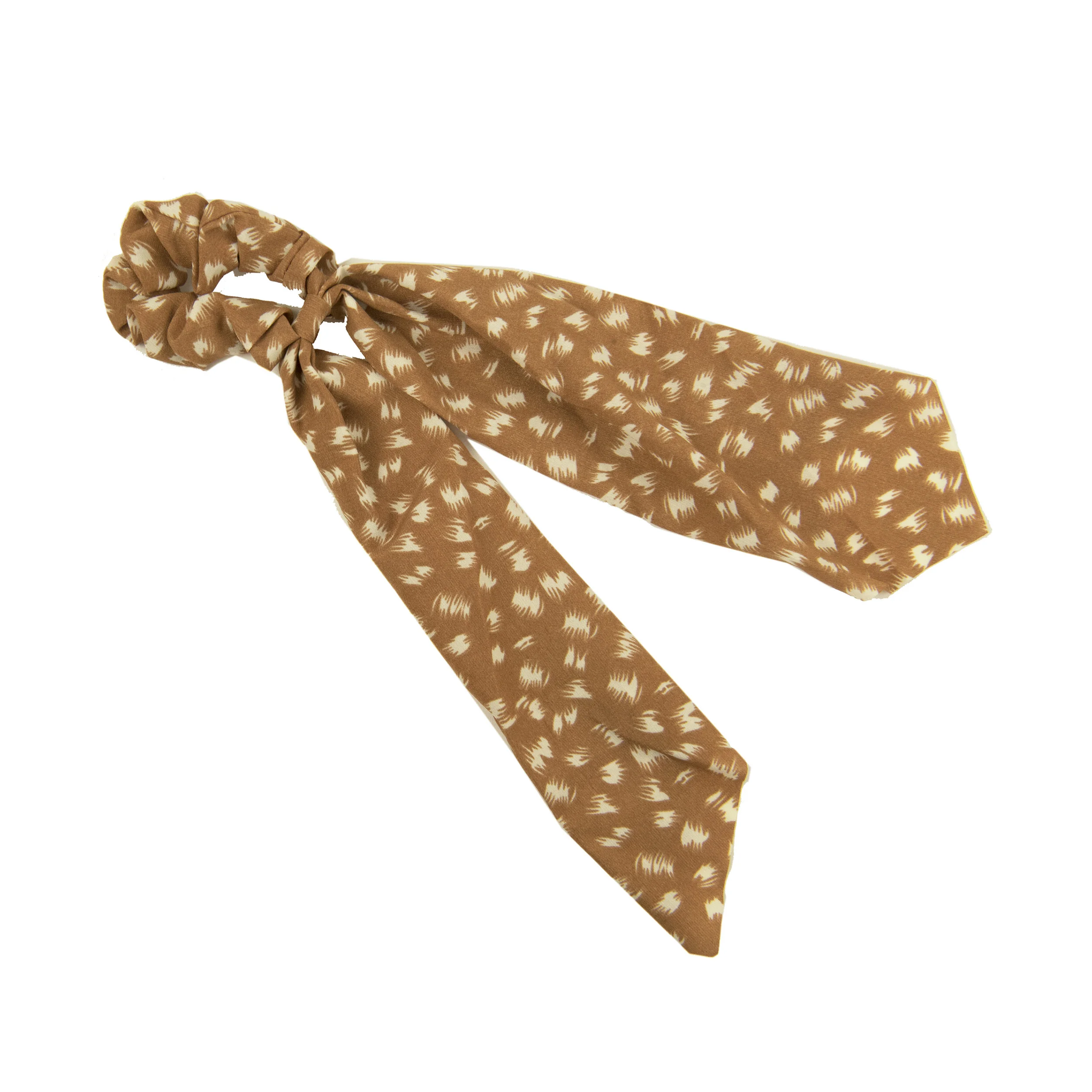 Brush Stroke Print Scrunchie