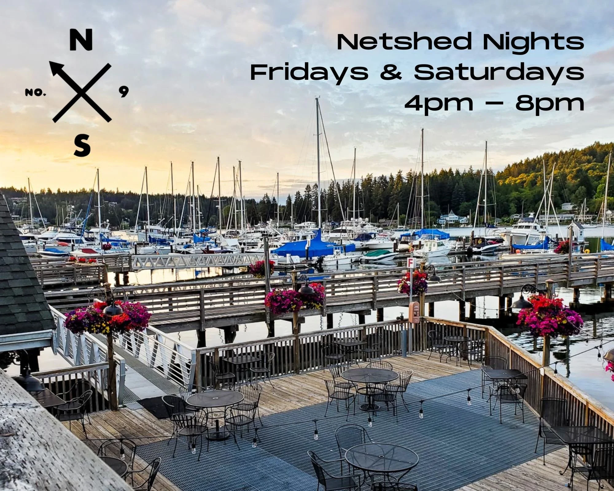 Dinners on the waterfront. Netshed Nights