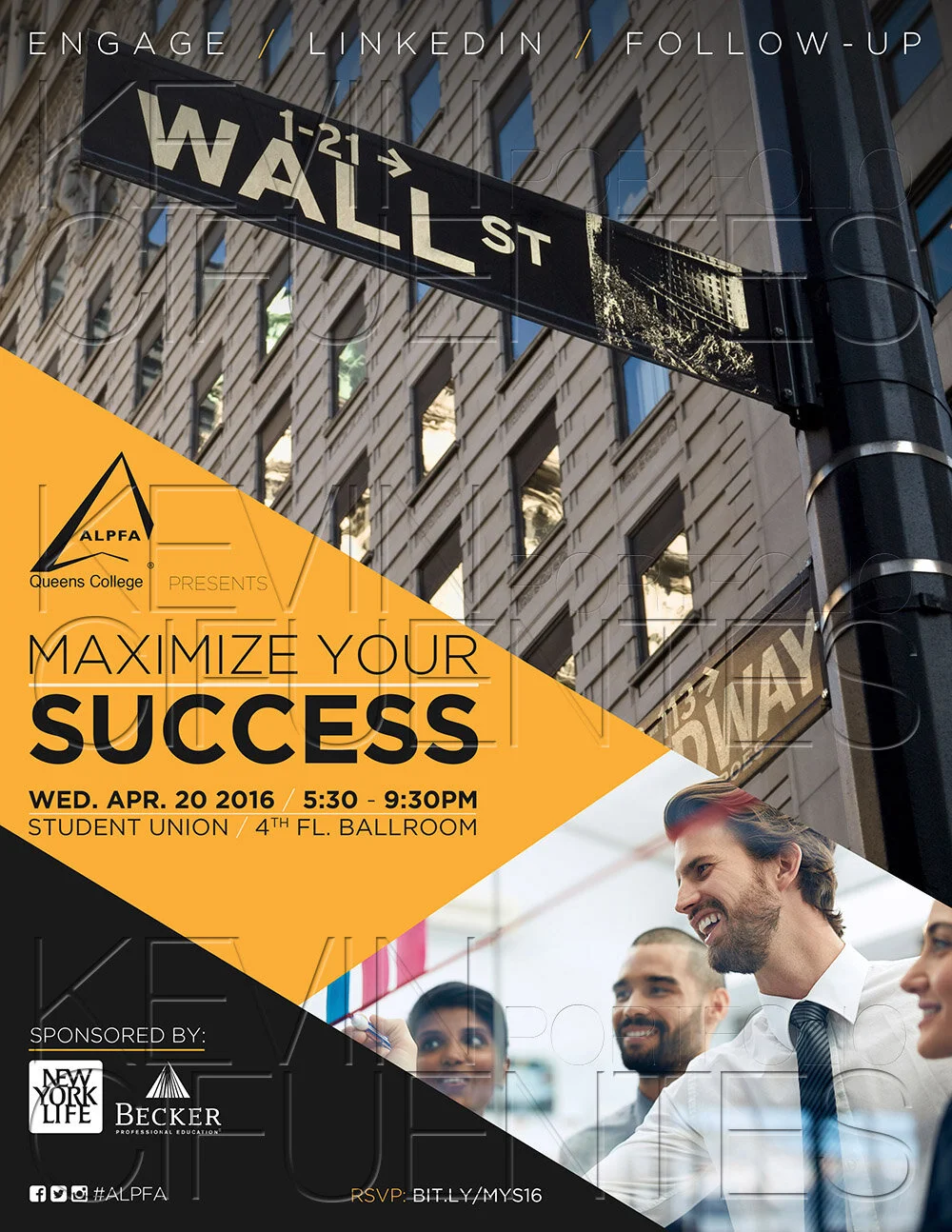 ALPFA Queens College Chapter Maximize Your Success 2016 (portrait flyer, letter-sized)