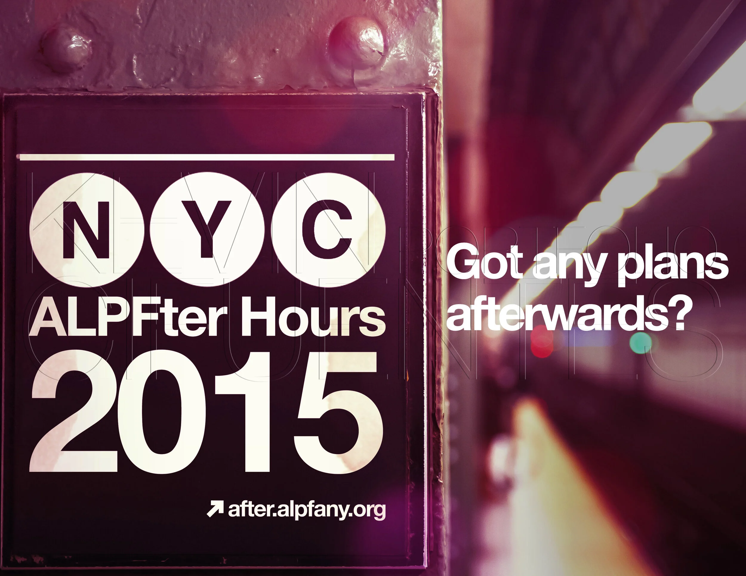 2015 ALPFA National Convention “After Hours”, hosted by ALPFA New York Chapter Promo (landscape flyer, letter-sized)
