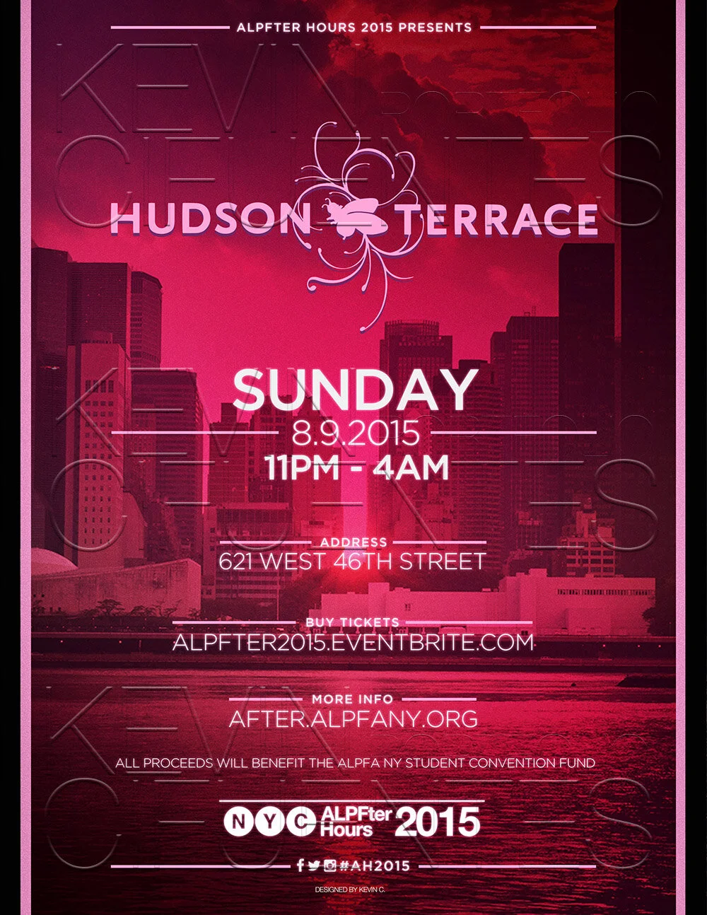 2015 ALPFA National Convention “After Hours”, hosted by ALPFA New York Chapter Promo (portrait flyer, letter-sized)