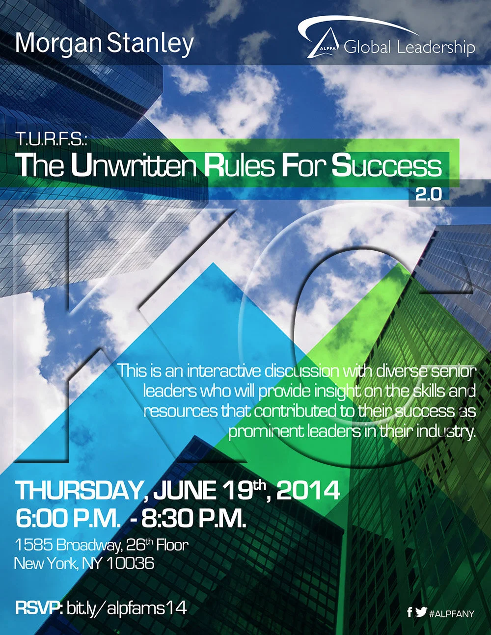 ALPFA New York Chapter &amp; Morgan Stanley Networking Event (portrait flyer, letter-sized)