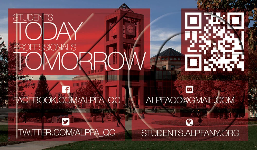 ALPFA Queens College Chapter Promo (business card-sized)