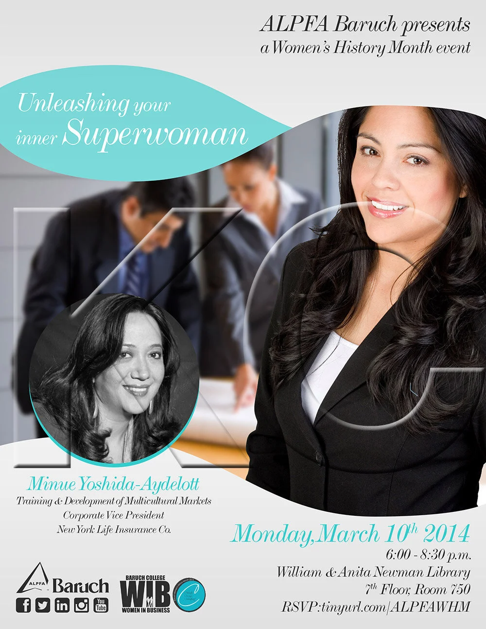 ALPFA Baruch College Chapter Networking Event (portrait flyer, letter-sized)