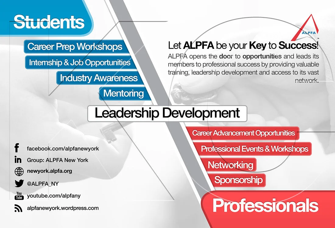 ALPFA New York Chapter 2013 Promo (postcard-sized)