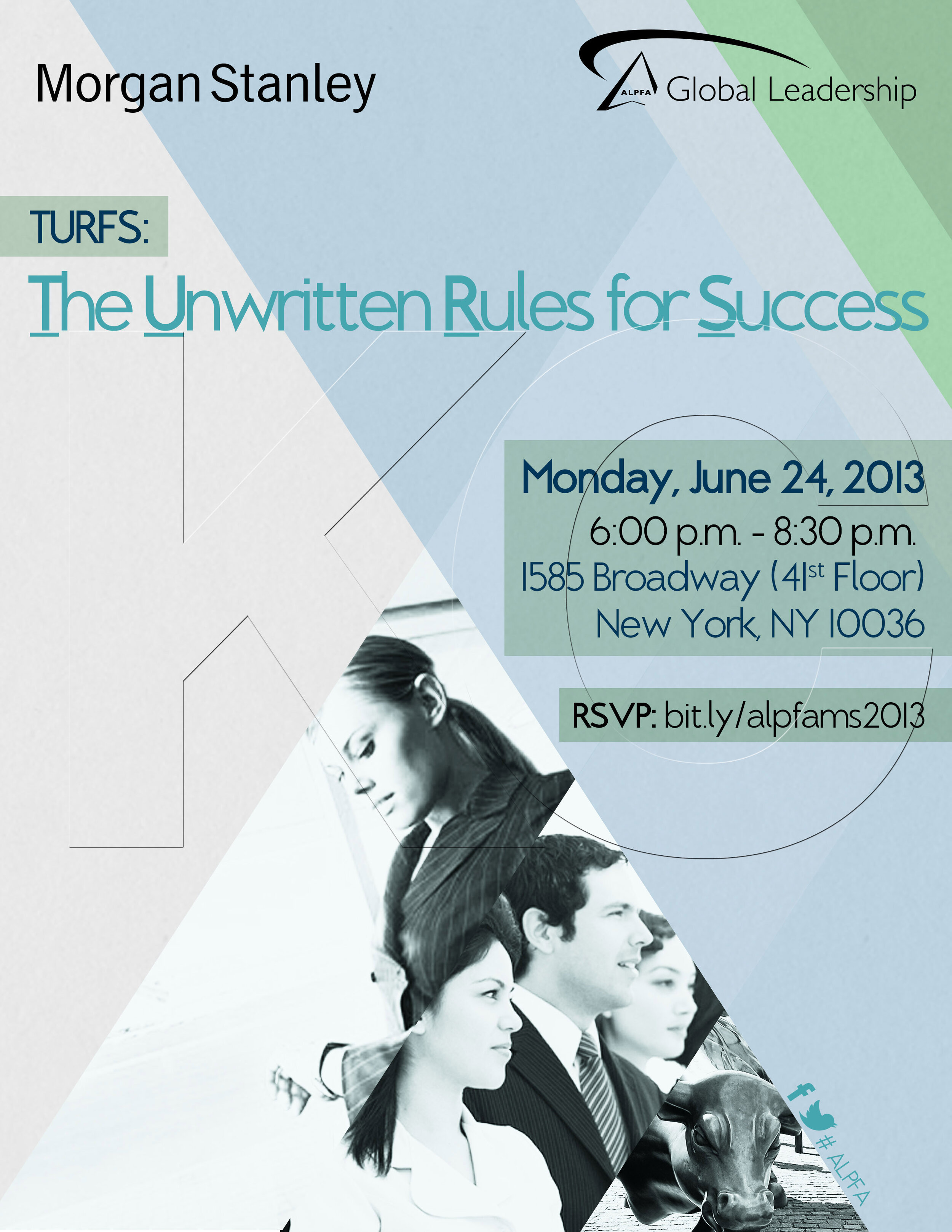 ALPFA New York Chapter &amp; Morgan Stanley Networking Event (portrait flyer, letter-sized)