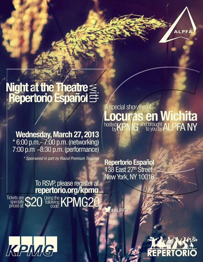 ALPFA New York Chapter &amp; KPMG Networking Event (portrait flyer, letter-sized)