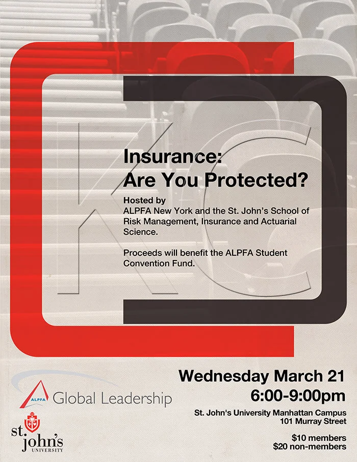 ALPFA St. John’s University Chapter Networking Event (portrait flyer, letter-sized)