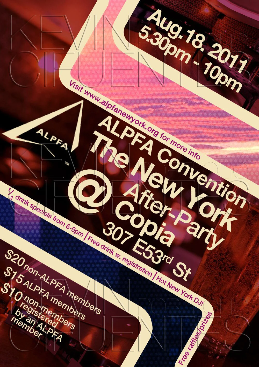 ALPFA New York Chapter “Post-Convention” Social (portrait flyer, letter-sized)