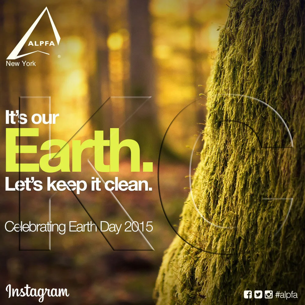 ALPFA New York Chapter “Earth Day” Graphic (square-sized)