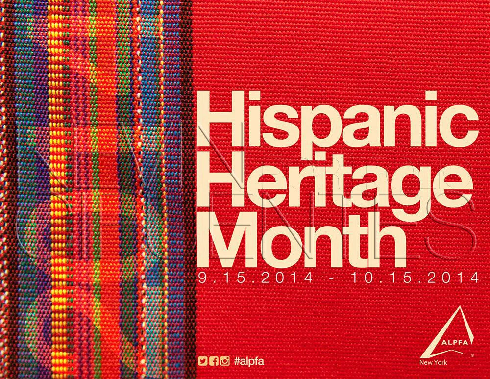 ALPFA New York Chapter “Hispanic Heritage Month 2014” Graphic (square-sized)