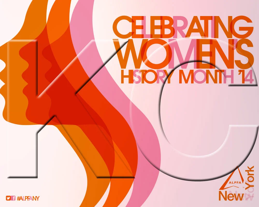 ALPFA New York Chapter “Women’s History Month 2014” Graphic (widescreen-sized)