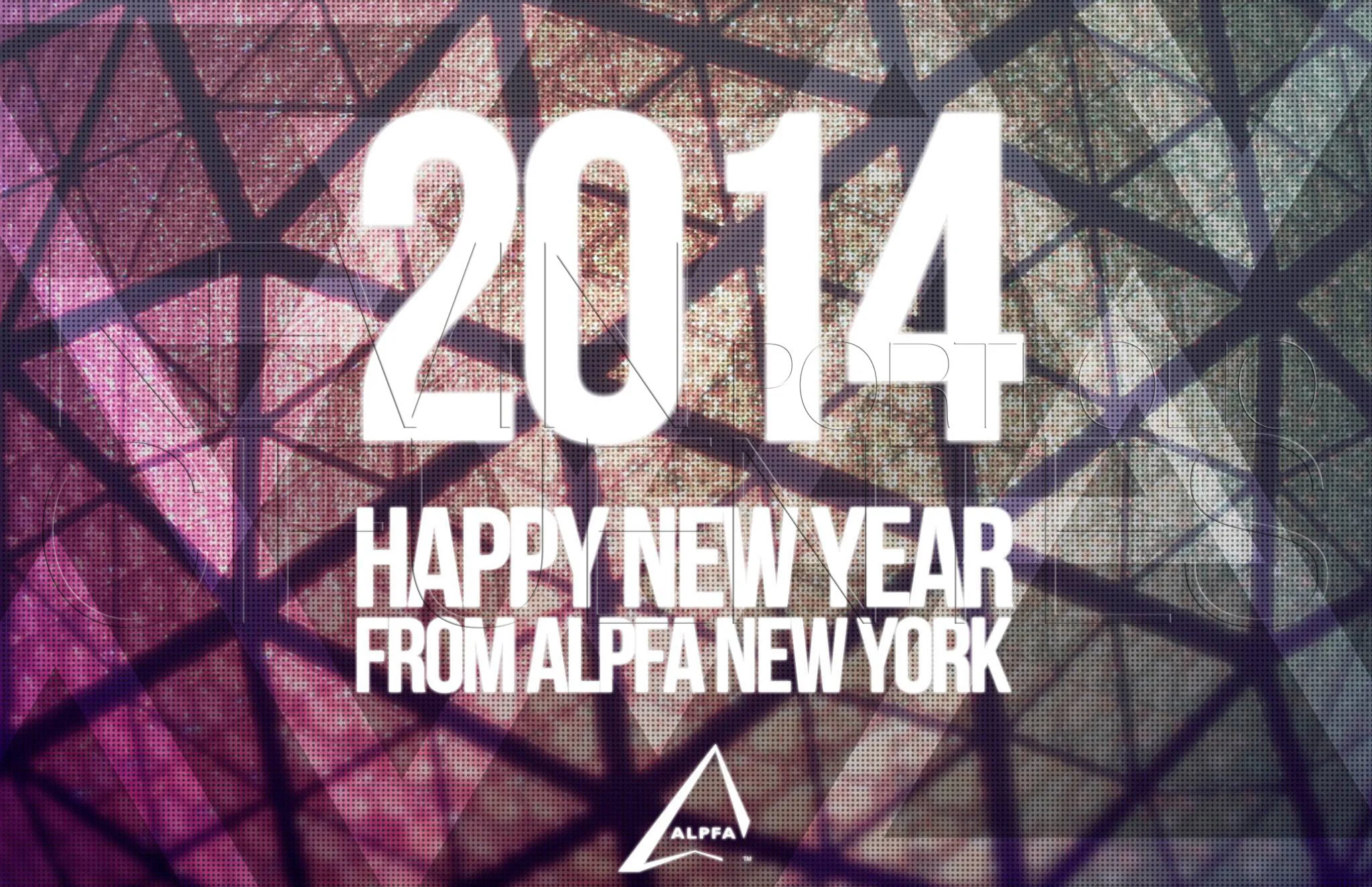 ALPFA New York Chapter “Happy New Year 2014” Graphic (widescreen-sized)