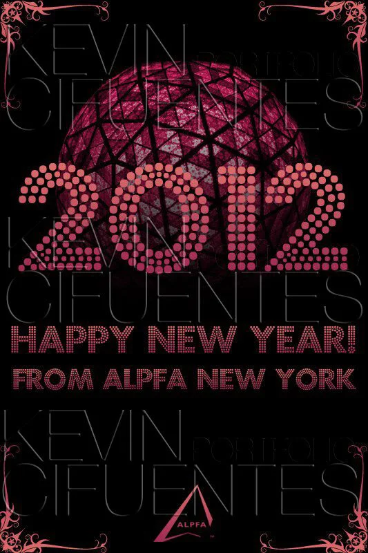 ALPFA New York Chapter “Happy New Year 2012” Graphic (portrait-sized)