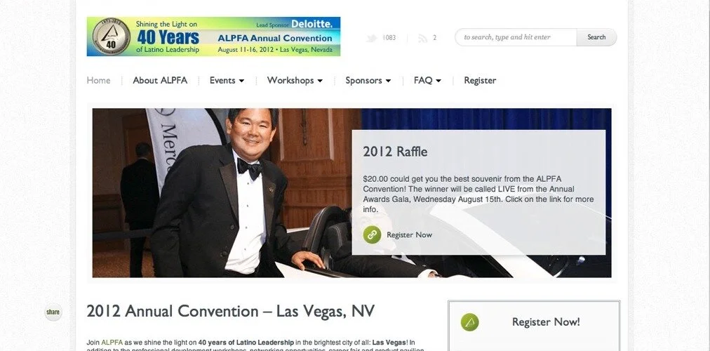 2012 ALPFA National Convention (Wordpress)