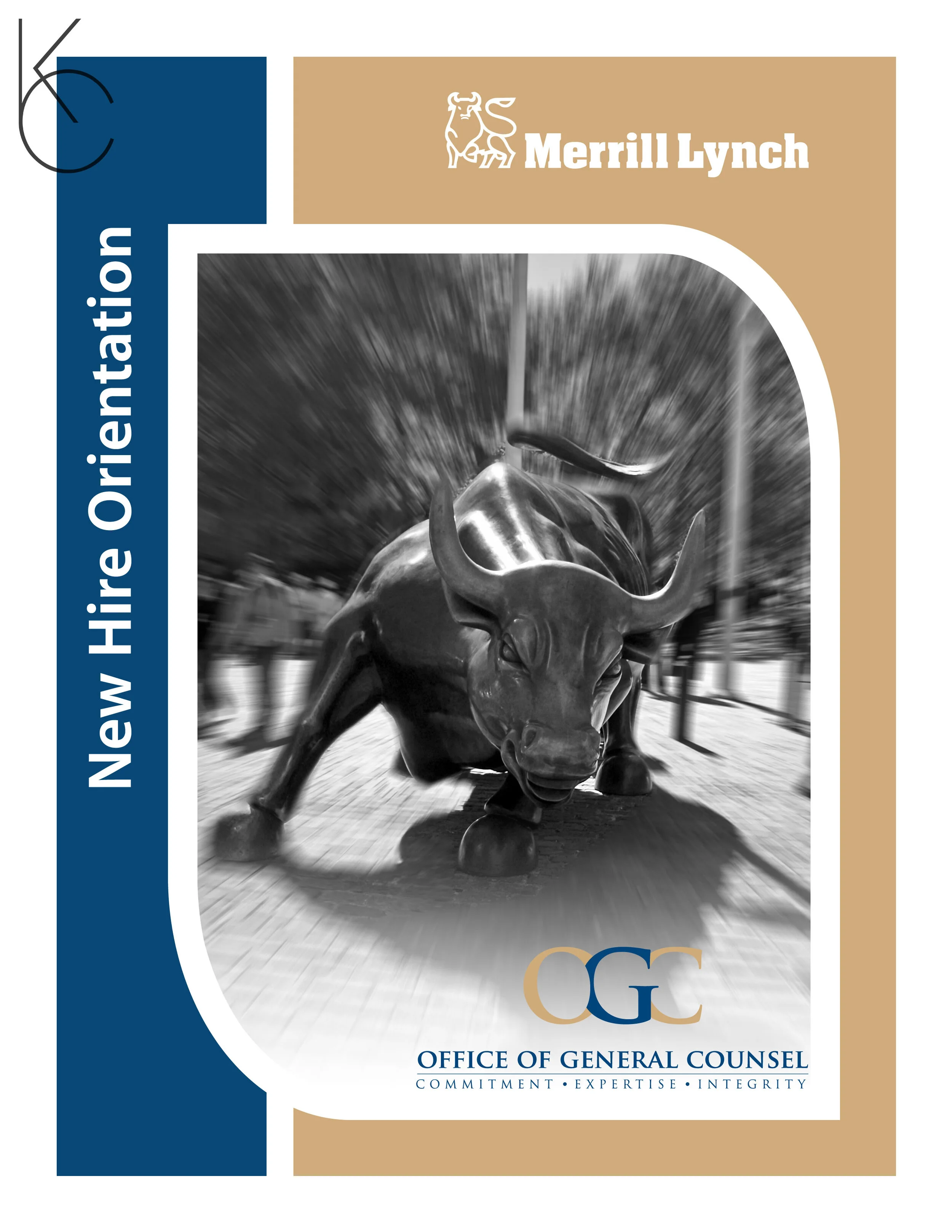 Merrill Lynch OGC New Hire Pamphlet Cover Draft (brochure half spread, half-letter sized)