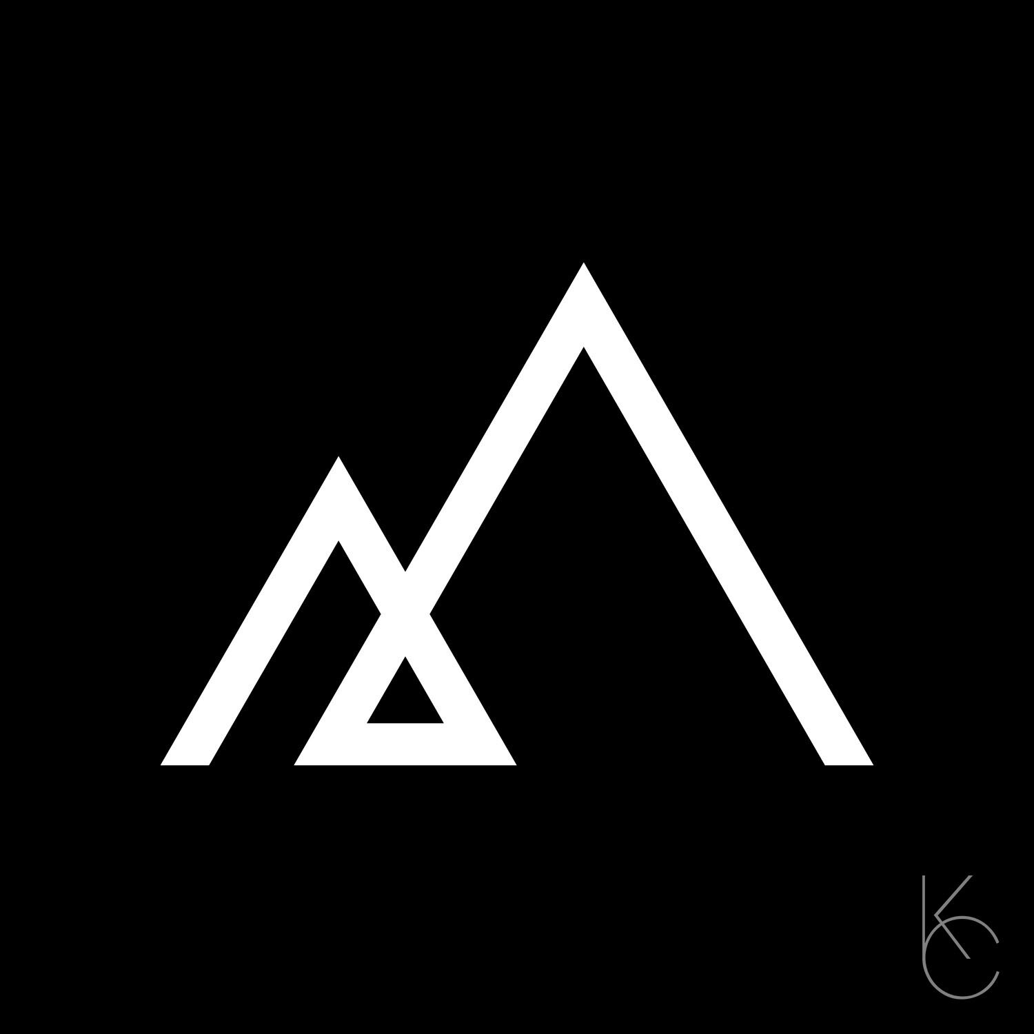 The letter "M" was stylized to look like a mountain, becoming a recognizable focal point for a lifestyle company that provides the tools for you to "keep climbing" to the next peak in your life.
