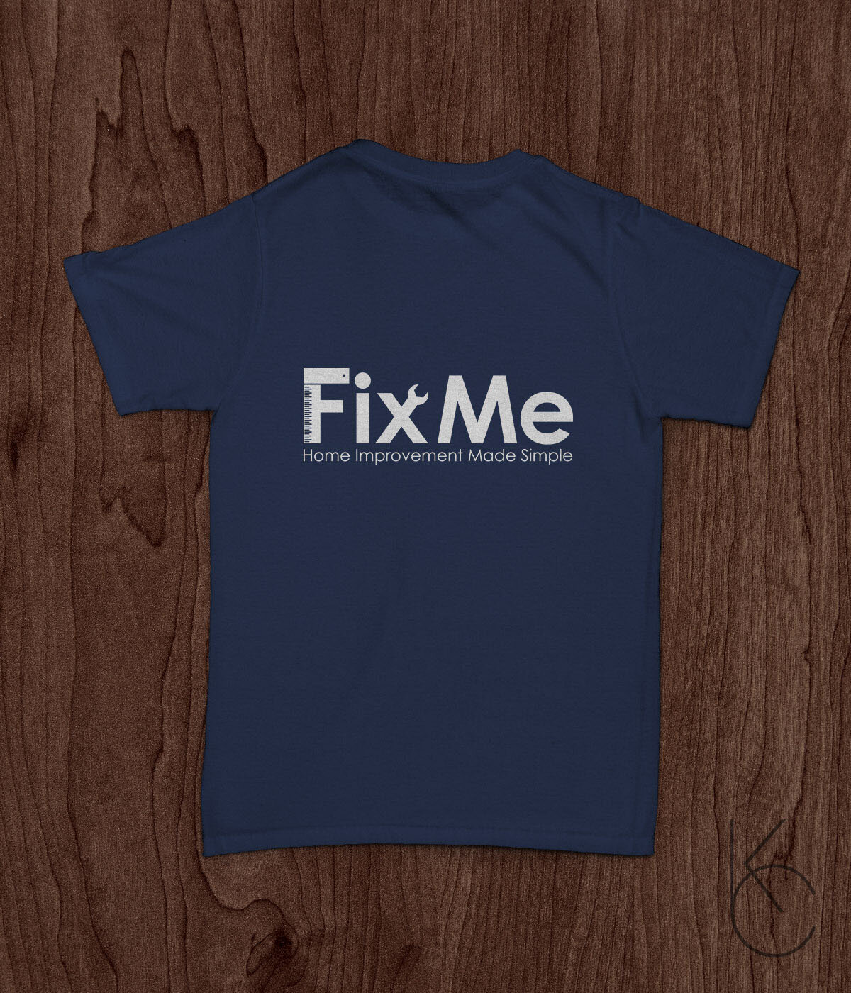 T-shirts were produced using as promo material, using the company's logo, font and colors.