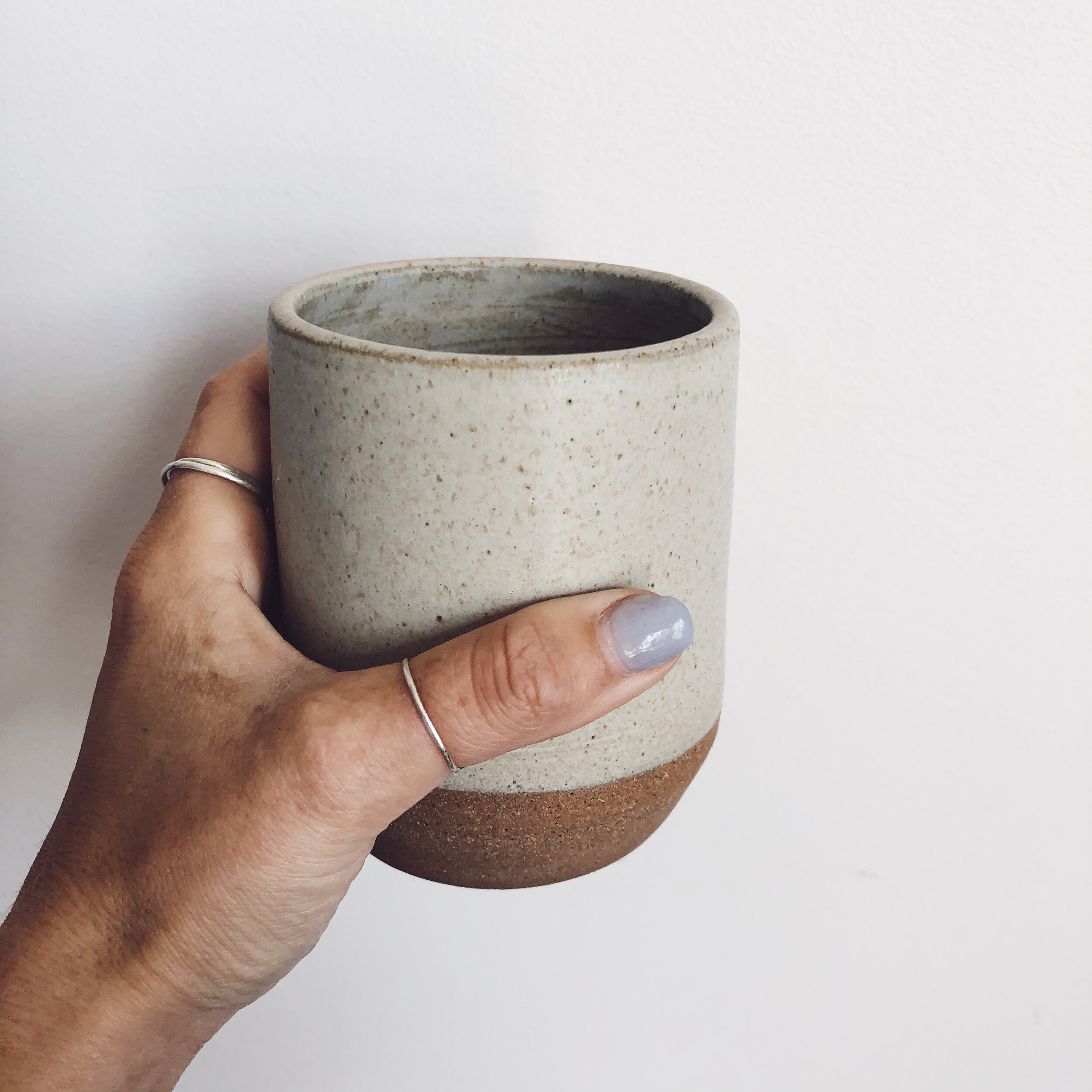 Large White + Raw Cozy Mug #11