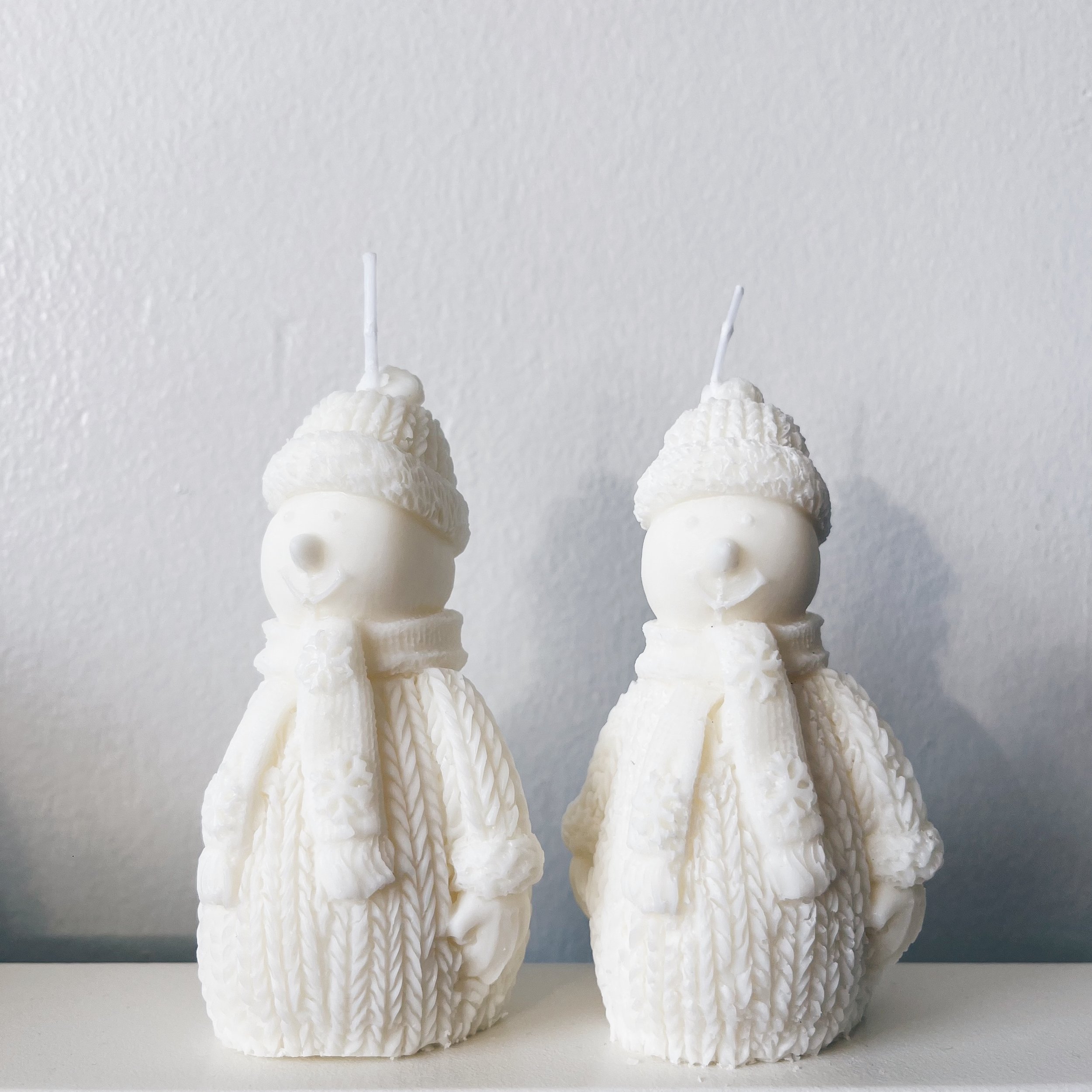 Mr Snowman Candle by Ethically So.