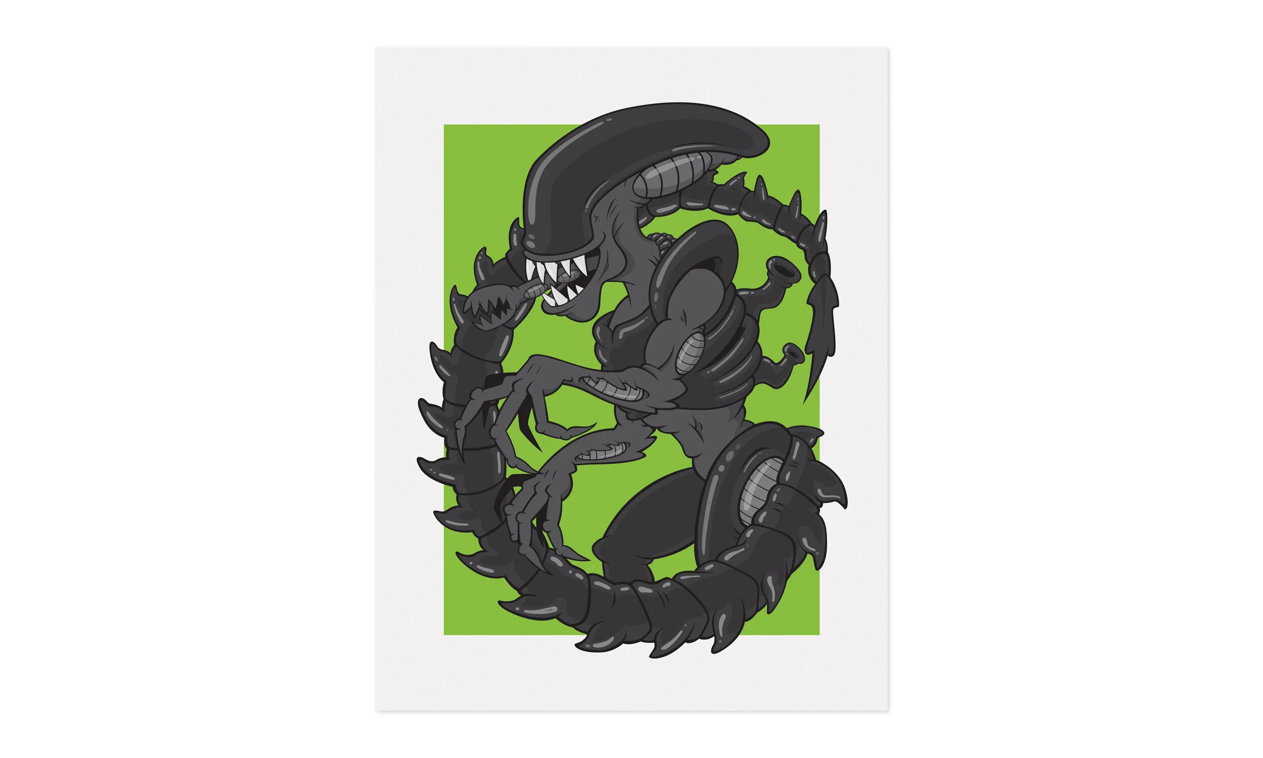  8.5” x 11” poster. 