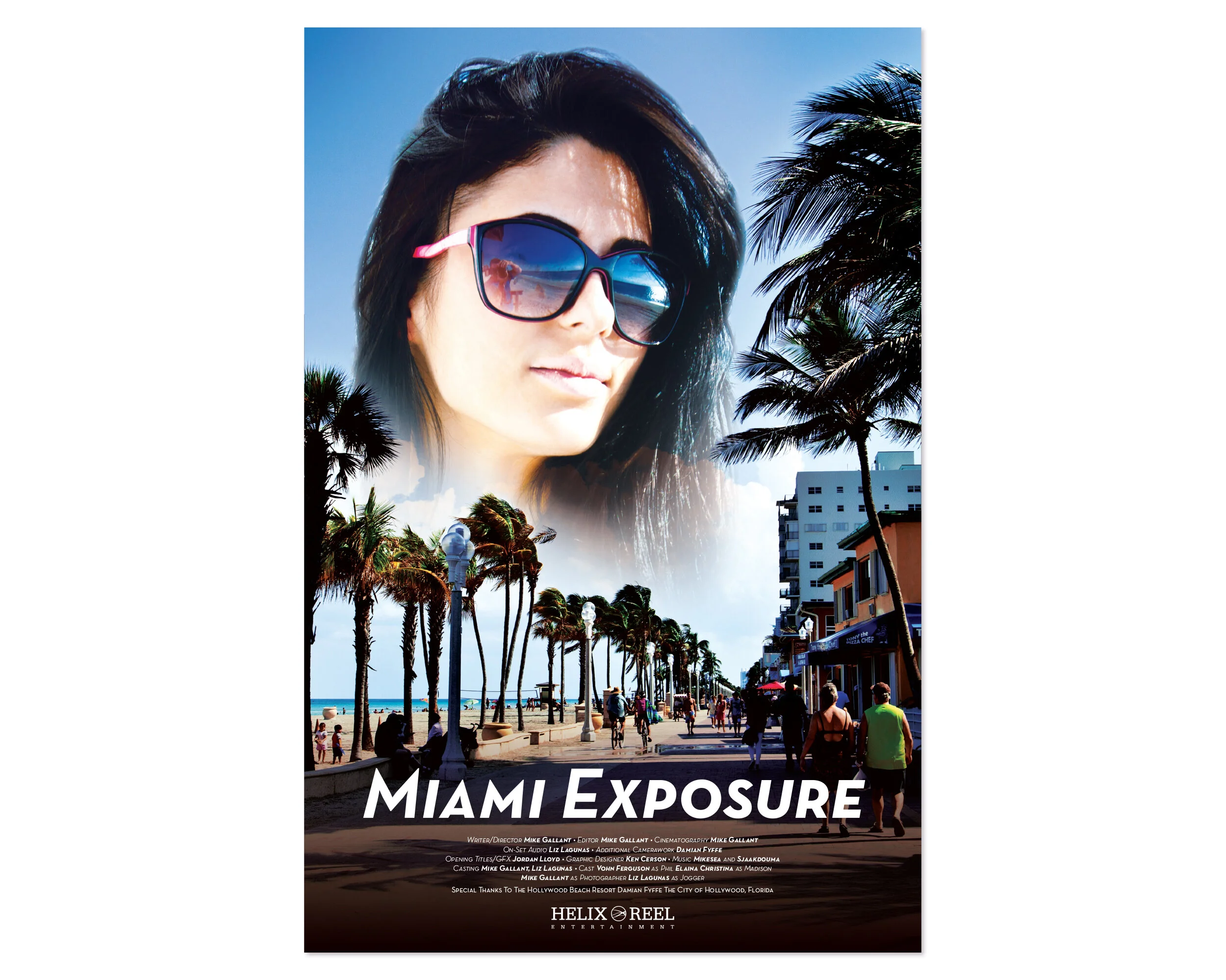  Poster for the short film “Miami Exposure”.  