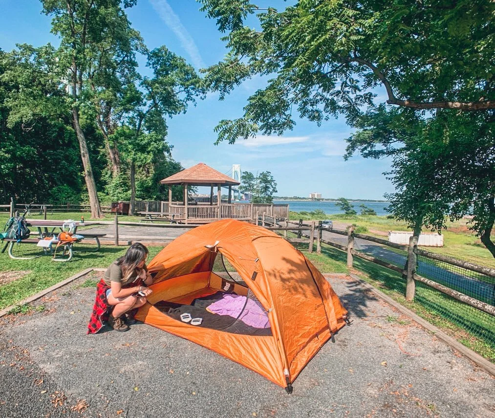 Camping at Fort Wadsworth, Staten Island