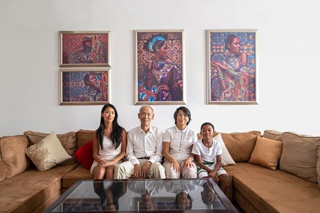 Meet the Khouns! These guys have a cool story - some live in Paris, some in Cambodia but everyone was back in the family home in Cambodia after travelling around SE Asia for the summer before the eldest daughter went to uni in Europe. So, they wanted