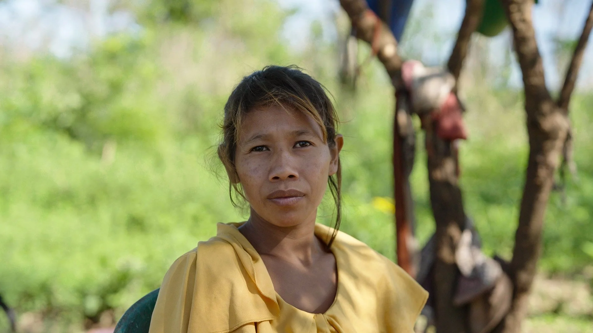 Ilaria, Santa Teresita Community, Paso Yobai, Paraguay.  

Standing next to her house on a sunny afternoon, Ilaria, 25, recalls a time when the forest provided all the food needed to sustain the community of 170 families where she was born and raised