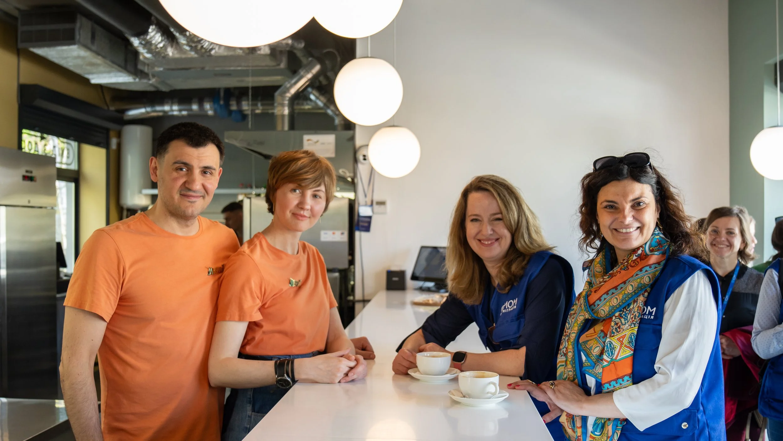 In Bucha, a city made infamous by wartime atrocities, IOM supports recovery efforts—repairing housing, restoring utilities, and helping families return.