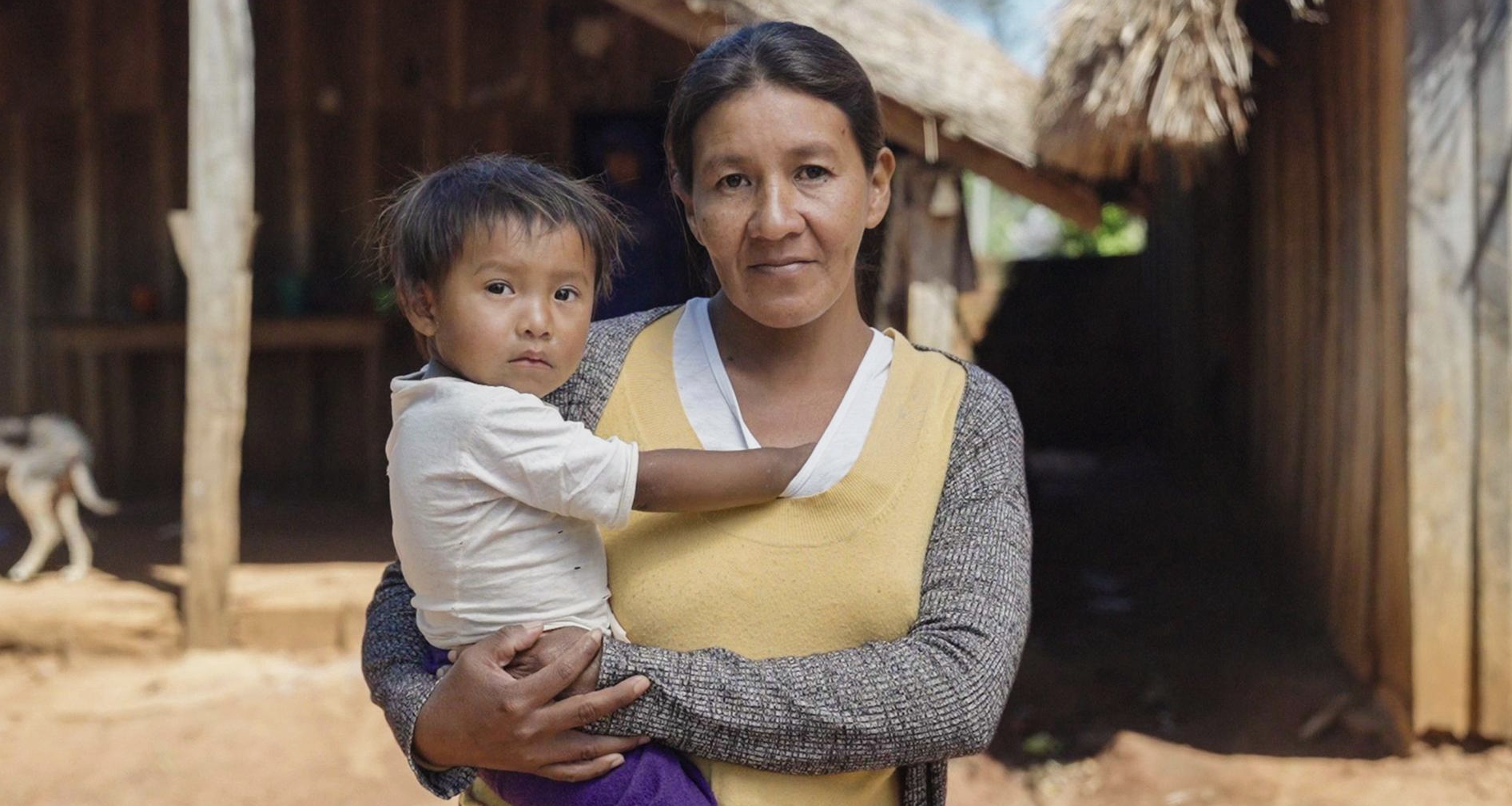 Ramona and her son, Santa Teresita Community, Paso Yobai, Paraguay.

When it comes to thinking about her children’s future, Ramona deeply hopes for them to be able to stay in Santa Teresita. For her, it is a question of both remaining on the land the