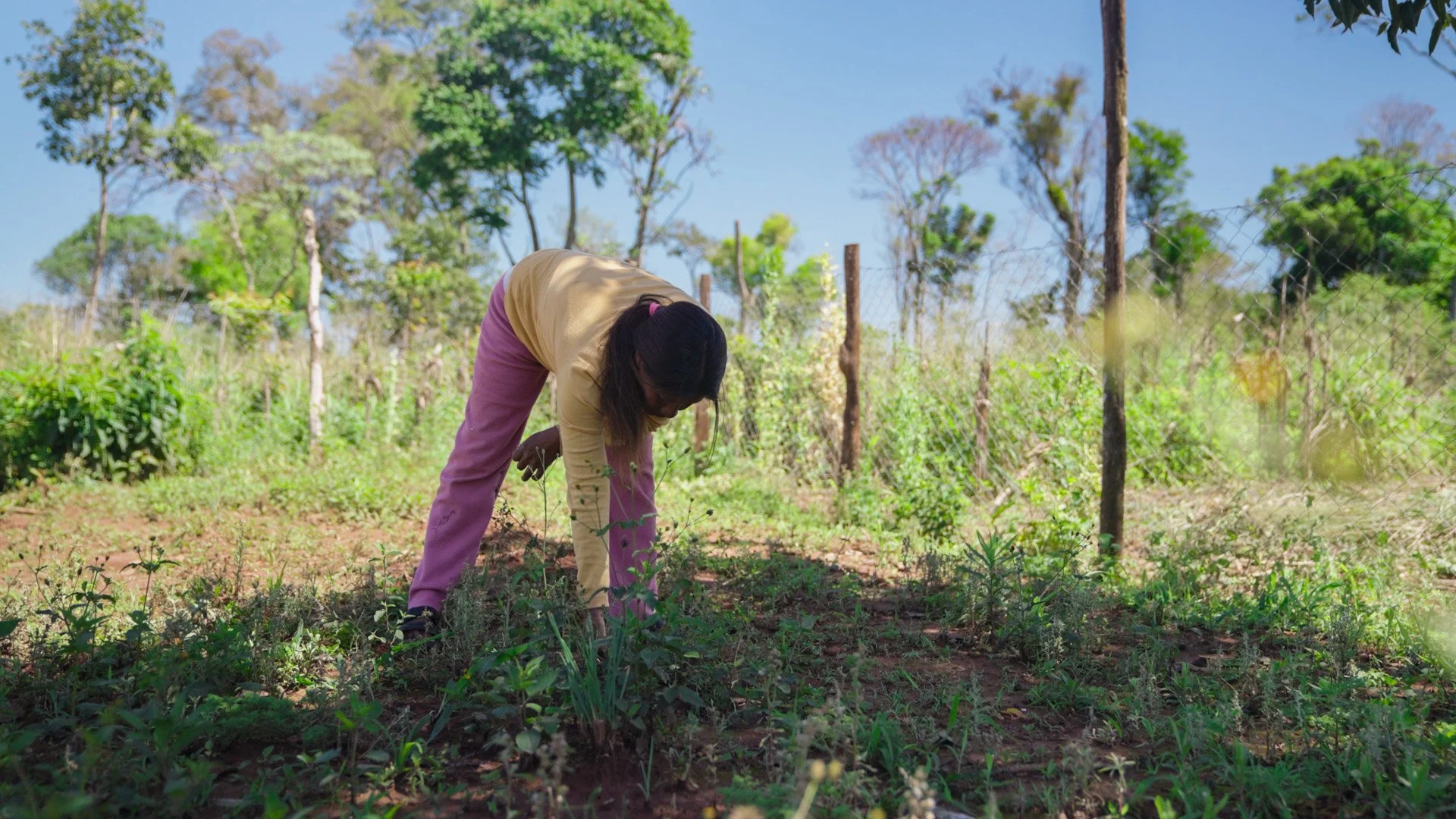 Ramona in her day-to-day life in the community of Santa Teresita, Paraguay.