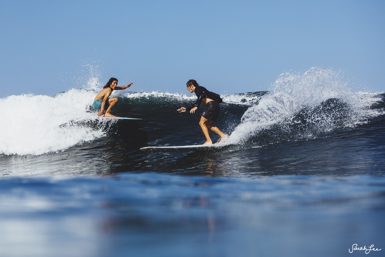  Zack Flores and Saxon Wilson at Mexi Log Fest 2018 · Longboard Surfing Festival Mexico 