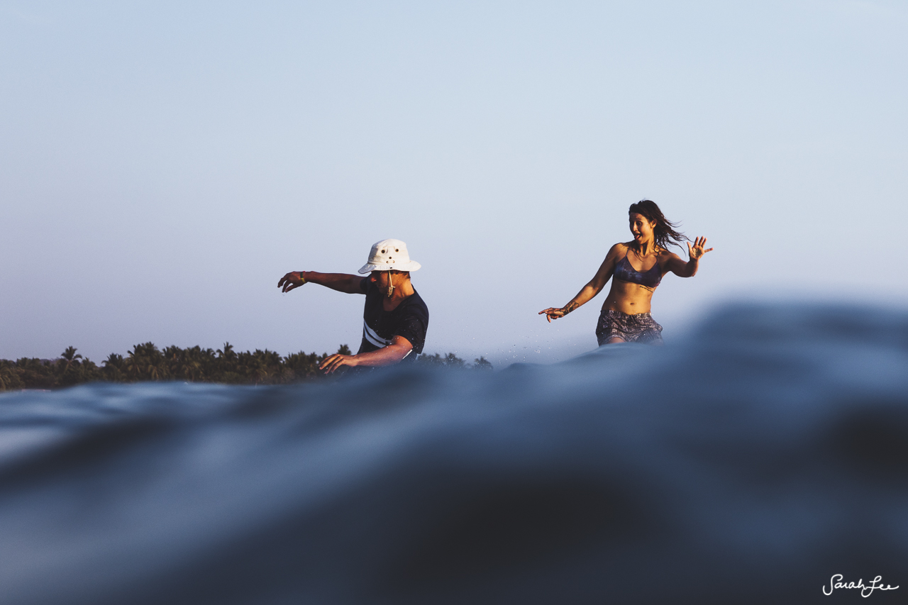  Kassia Meador and Kevin Skvarna at Mexi Log Fest 2018 · Longboard Surfing Festival Mexico 