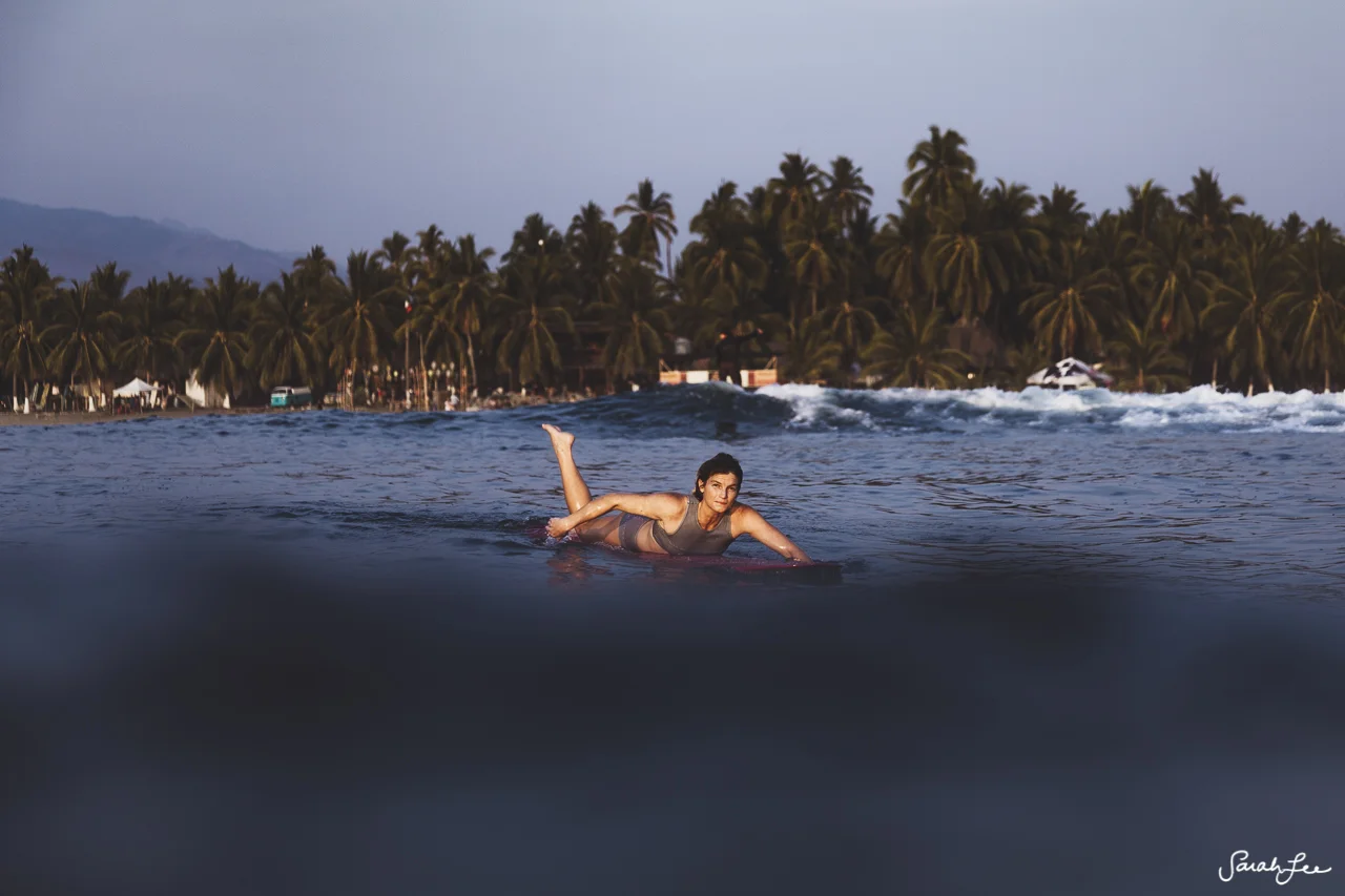 Leah Dawson at Mexi Log Fest 2018 · Longboard Surfing Festival Mexico