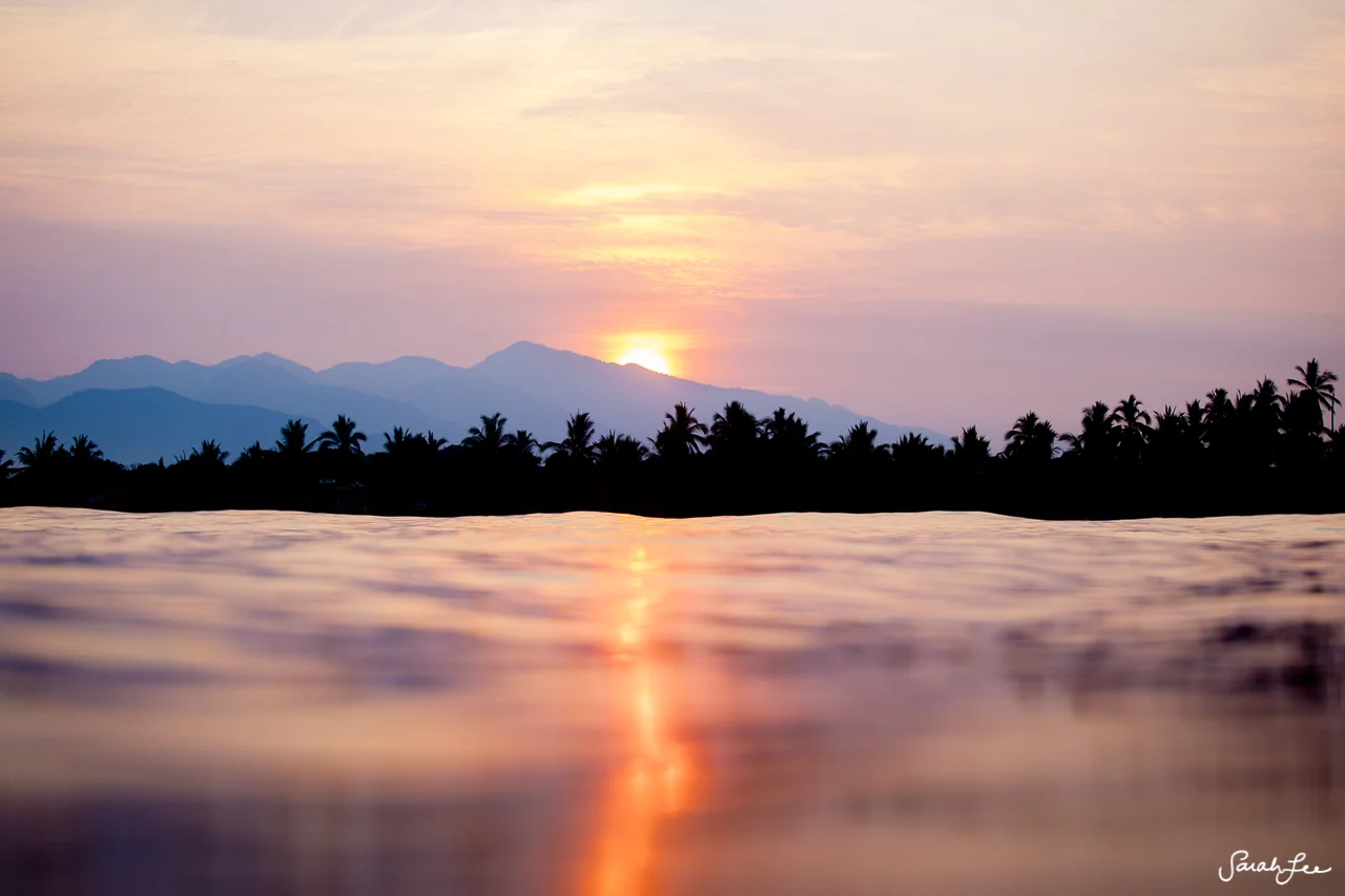 Sunrise in La Saladita, Mexi Log Fest 2018 · Longboard Surfing Festival Mexico