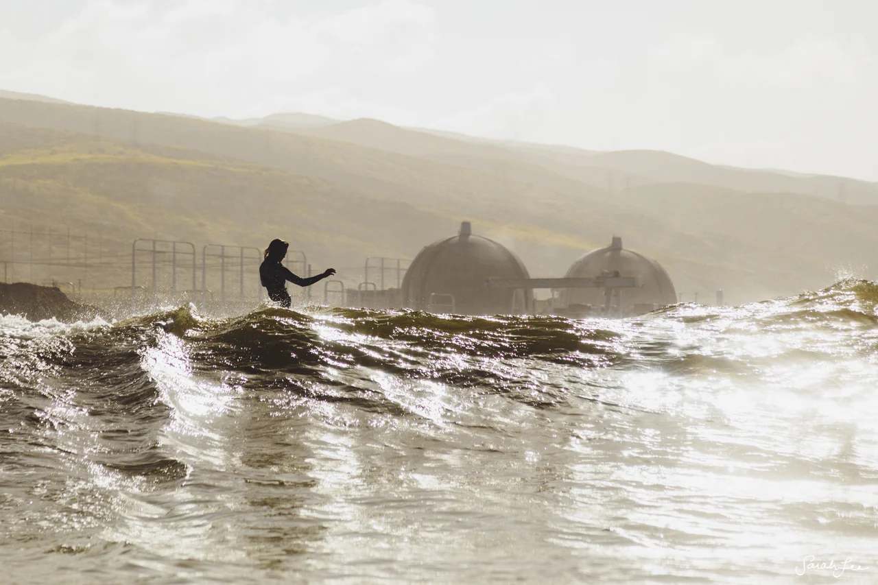 Paddle out and surfing at San Onofre with 2020 Presidential candidate, Tulsi Gabbard.