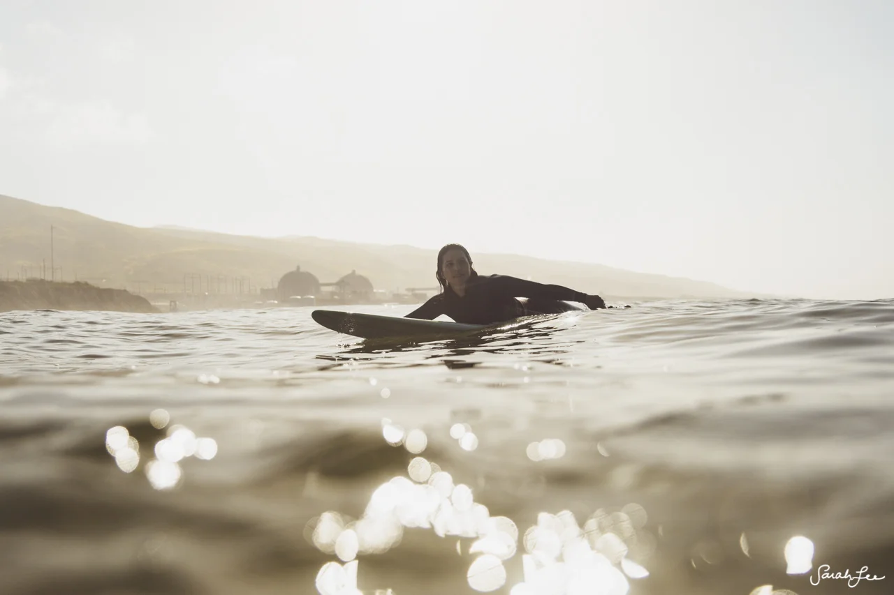 Paddle out and surfing at San Onofre with 2020 Presidential candidate, Tulsi Gabbard.