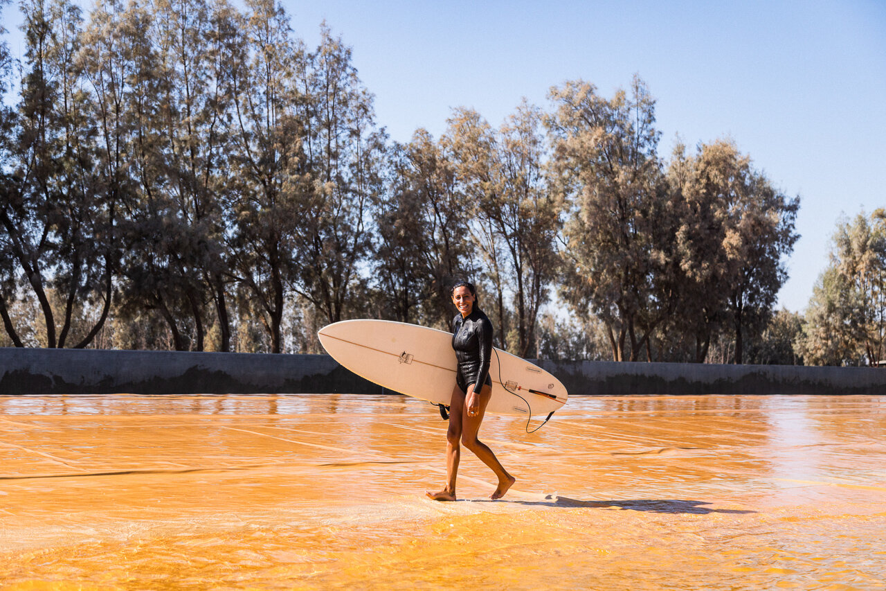 Lex Weinstein at Kelly Slater Surf Ranch in Lemoore, CA